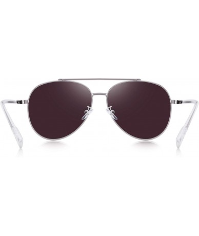 Goggle Classic Pilot Women Polarized Sunglasses for Men Womens Polarized Mirror with Case Sun glasses - CI18WMRCTZM $48.95