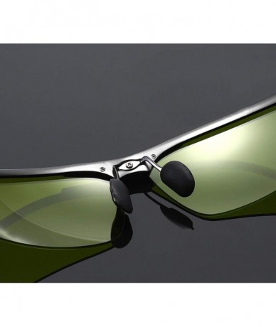 Aviator Sport Polarized Sunglasses for Men and Women Aviator Mirrored Sun Glasses (Color D) - D - CX199ALU9L8 $32.38