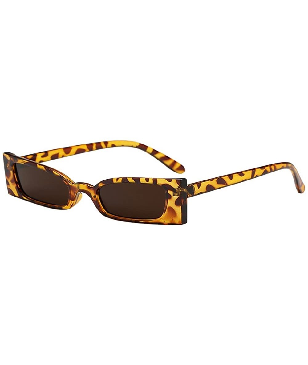 Rimless Sunglasses for Women Men Mini Sunglasses Rectangle Sunglasses Chic Glasses Eyewear Sunglasses for Holiday - A - CP18Q...