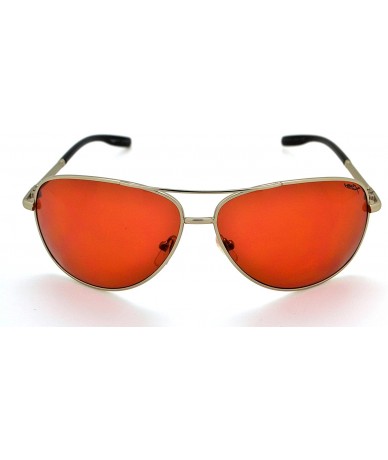 Rectangular Mens & Womens Aviator High-Definition Sunglasses w/FREE Microfiber Pouch - Silver - CX12KWOV05J $9.91