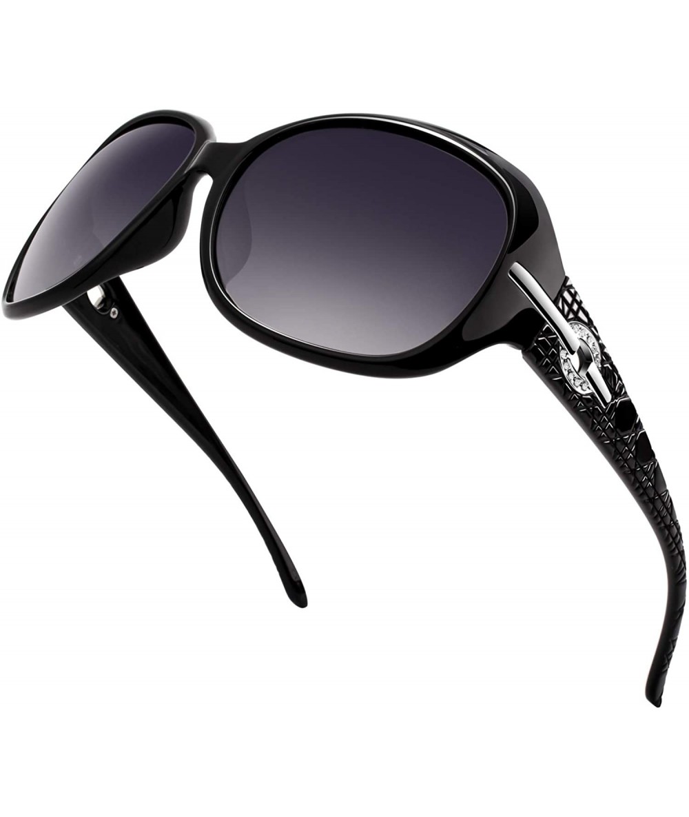 Goggle Polarized Sunglasses for Women Sun Glasses Fashion Oversized Shades S85 - CO18NHOMSU4 $30.78