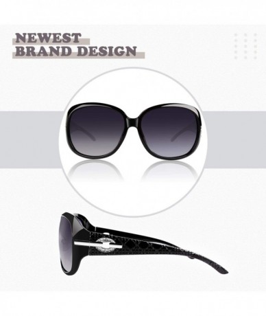 Goggle Polarized Sunglasses for Women Sun Glasses Fashion Oversized Shades S85 - CO18NHOMSU4 $30.78