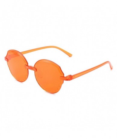 Rimless New Sunglasses Transparent Gradient Sunglasses Multicolor Party Favors Big Rimless Sunglasses INS HOT - Type 8 - CR19...