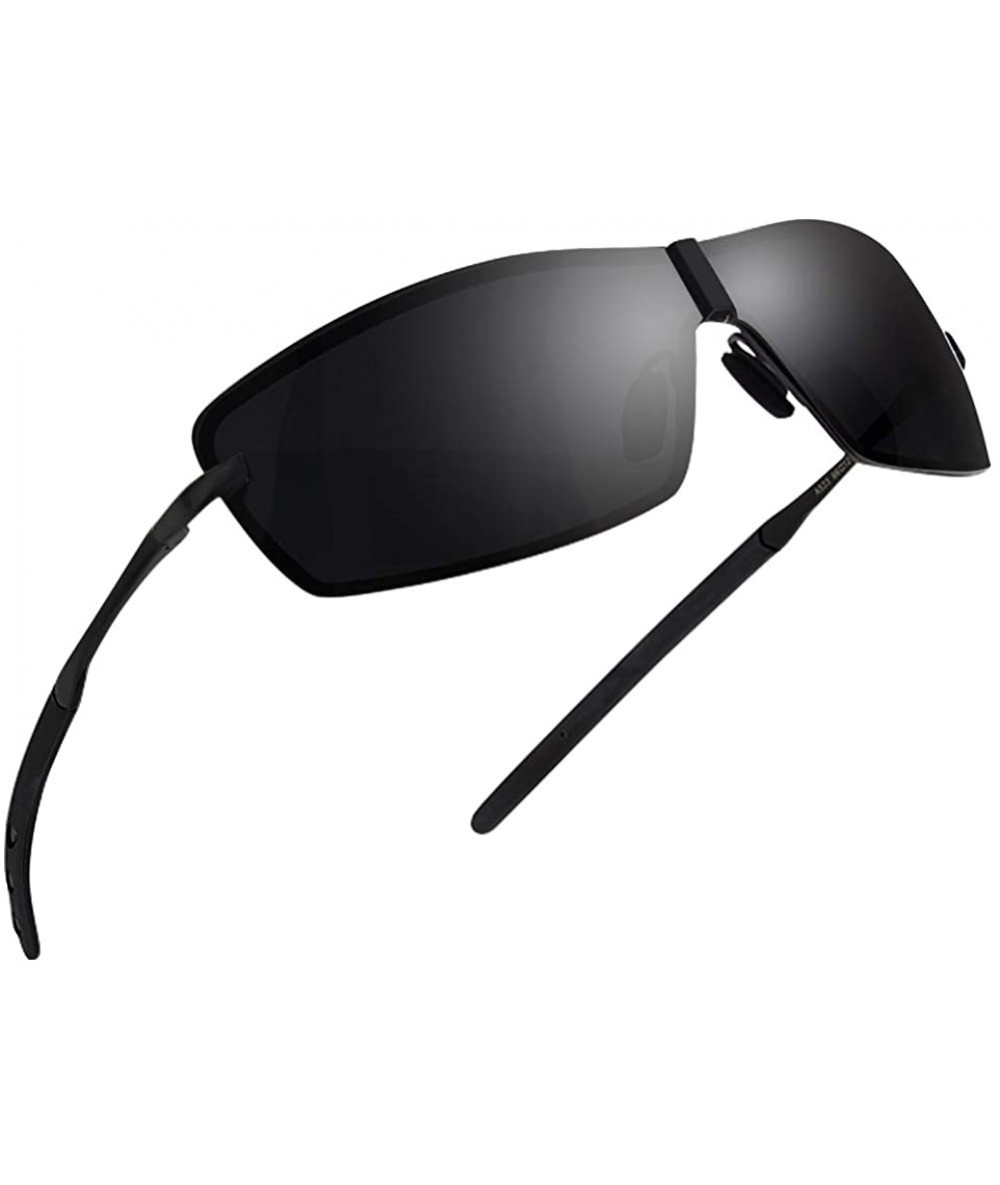 Aviator Sunglasses Sport Sunglasses Polarized Sunglasses - Dark Brown - C018HW7IW90 $75.68