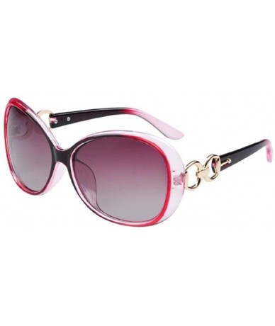 Goggle Women Retro Polarized Sunglasses Coating Vintage Sun Glasses - C5 - CD17YT8LMGN $9.92