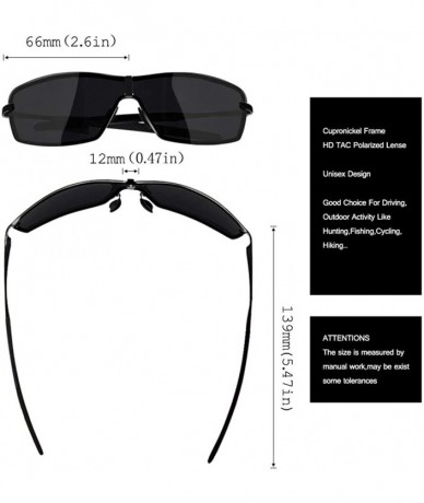 Aviator Sunglasses Sport Sunglasses Polarized Sunglasses - Dark Brown - C018HW7IW90 $75.68