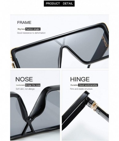 Square New Square Metal Frame Sunglasses Retro Vintage Mirrored UV400 Sun glasses for Men/Women 2120 - Champagne - CZ18A9A5CR...