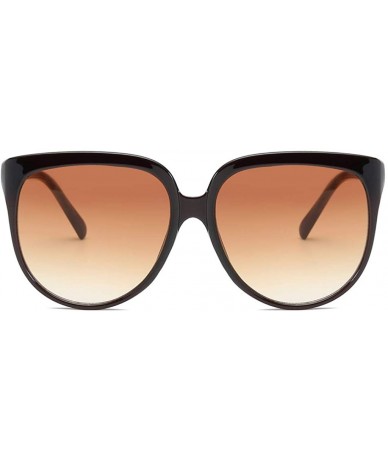 Oval Fashion Man Women Irregular Shape Sunglasses Glasses Cat Sunglasses - D - CR18ULMWKT2 $6.38