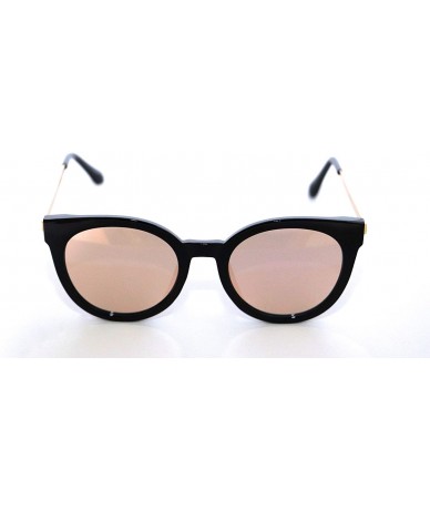Cat Eye Cat Eye Women Sunglasses Plus Luxury Case and Cleaning Cloth Rose Gold - CY18COU9RQ5 $19.81