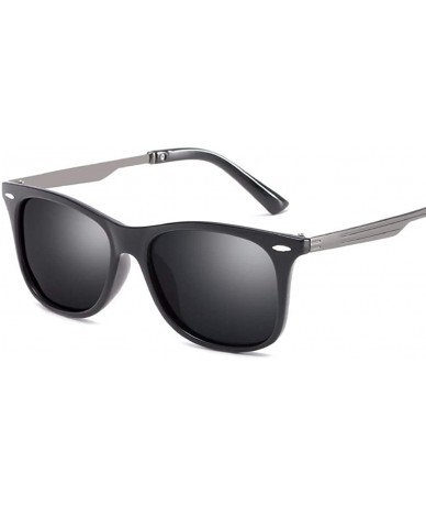 Aviator Retro Polarized Sunglasses for Men and Women Driving Sunglasses - A - CQ18Q6ZMD8L $50.99