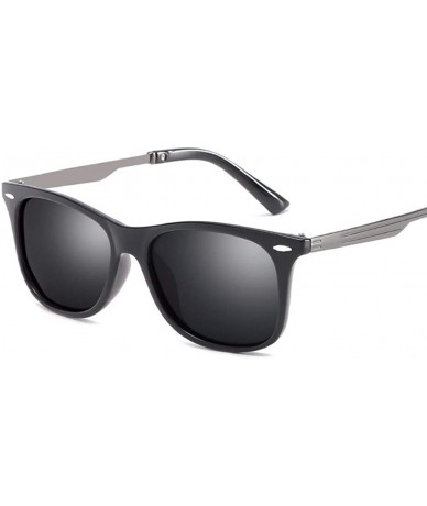 Aviator Retro Polarized Sunglasses for Men and Women Driving Sunglasses - A - CQ18Q6ZMD8L $30.19