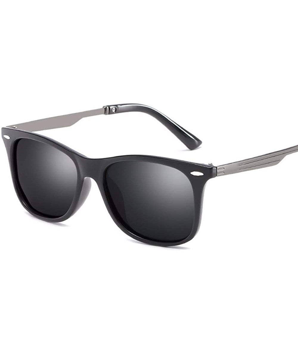 Aviator Retro Polarized Sunglasses for Men and Women Driving Sunglasses - A - CQ18Q6ZMD8L $30.19