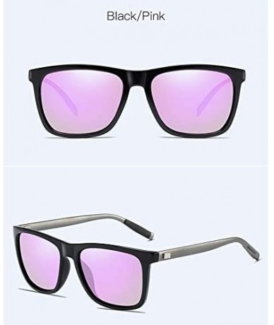 Aviator Aluminum foot Polarized Sunglasses for men and women - B - CA18Q7C8UR4 $35.22