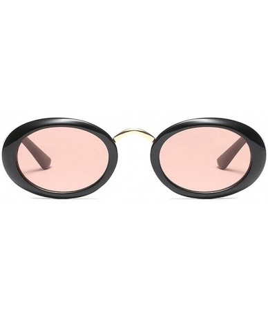 Oversized Eyewear Oval Retro Vintage Sunglasses Clout Goggles Fashion Shades - C6 - CA18CIDC5EH $20.45