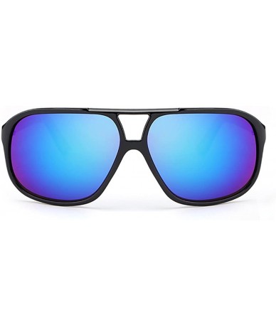 Aviator Oversized Pilot Sunglasses Wooden Temples Wood Sunglasses for Men and Women - Multicoloured - C2185Y09MH5 $17.19