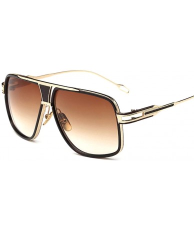 Square Sunglasses Men Sun Glasses Square Sunglasses - Black - CM194OWEGXZ $24.49