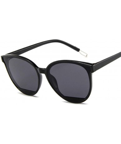 Oversized New Arrival 2019 Fashion Sunglasses Women Vintage Metal Eyeglasses Mirror Classic Oculos De Sol Feminino UV400 - CO...