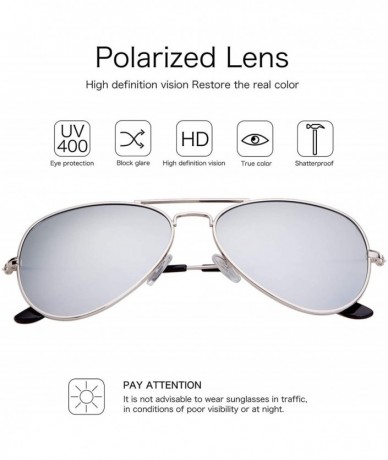 Aviator Aviator Sunglasses for Women Men Polarized Vintage Retro Designer Glasses UV 400 Protection - C118RZZ8MYL $9.43