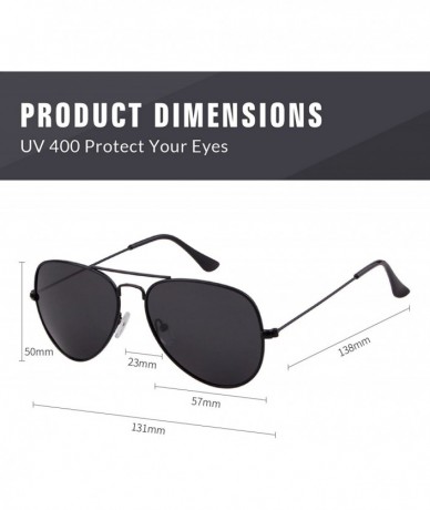 Aviator Aviator Sunglasses for Women Men Polarized Vintage Retro Designer Glasses UV 400 Protection - C118RZZ8MYL $9.43