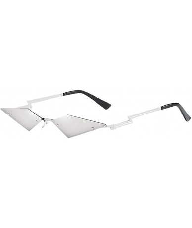 Oversized Fashion Sunglasses Vintage Frameless - A-f - CE190C5Y8OO $23.56