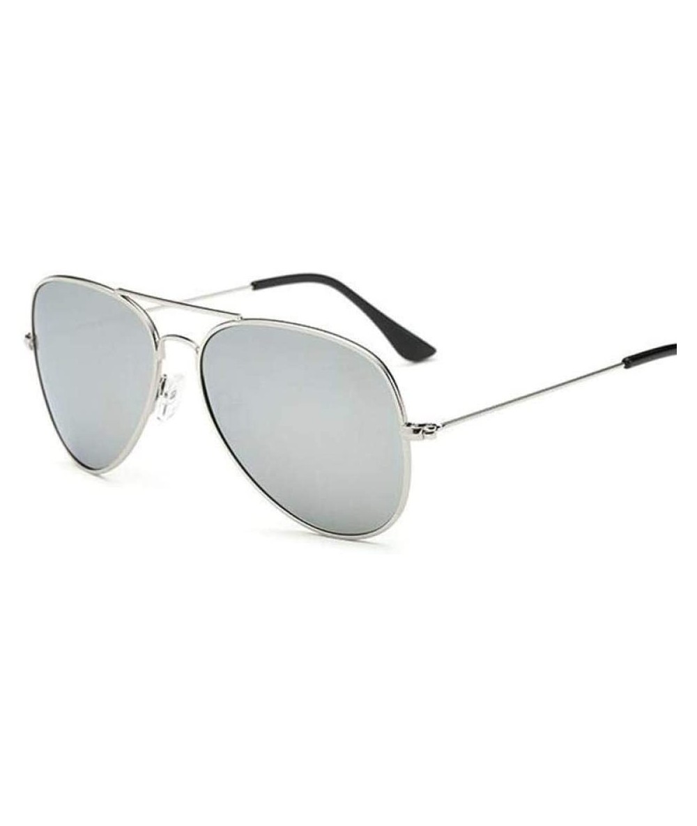 Round Classic Polarized Aviation Sun Glasses Eyewear Pilot Sunglasses Suitable Men/Women (Color 3) - 3 - C619976M70K $37.57