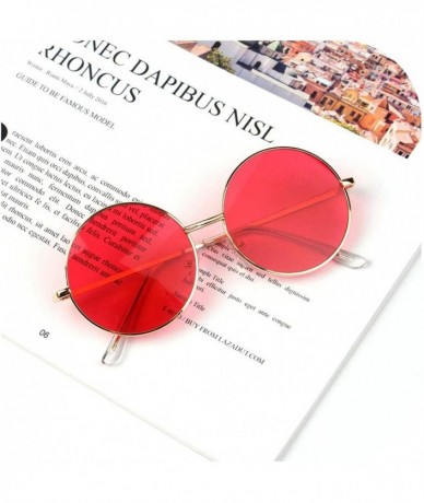 Square Candy Color Korean Simple Children Round Girls ANTI-UV Sunglasses Hot Boys Kids Retro Cute Sun Glasses Eyewear - C8199...