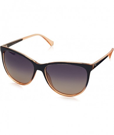 Cat Eye Women's Pld4058/S Cat-Eye Sunglasses - Blue - C4188QU8DWM $41.62