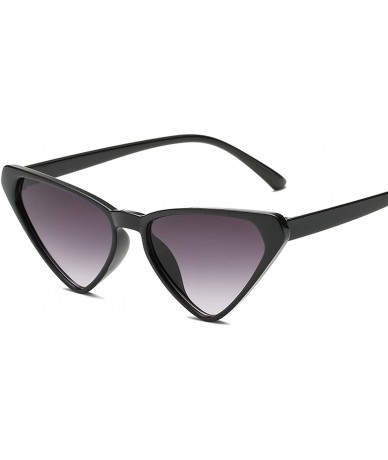 Cat Eye Leopard Triangle Sexy Cat Eyes Women Sunglasses Small Prom Glasses Plastic Eyeglasses - 8pink - CL197Y6WSO0 $57.58