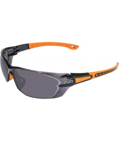 Goggle Black Hills 1 Shatterproof Orange Rubber Wrap Around Smoke Lenses - CB18GDRQGGO $9.29