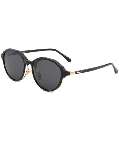 Aviator Frame Polarized Fashion Trend Sunglasses Mirror Sunglasses - CK18X9ZQ8XD $99.73