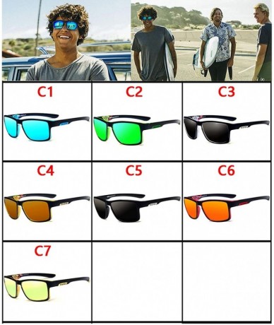 Goggle Sport Polarized Sunglasses Men Outdoor Driving Sun Glasses For men Fashion Male Eyewear - CG1922LYAEC $13.02