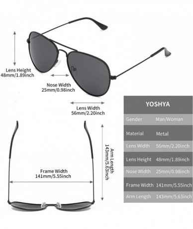 Aviator Aviator Sunglasses for Mens Womens Mirrored Sun Glasses Shades with Uv400 - Black Grey + Gold Sky Blue - C118NW25QR7 ...