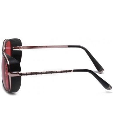Round Occhiali Tony Stark Sunglasses Men Designer Tony Man Goggles Retro Windproof Steam Punk Sun Glasses UV400 - Q5 - CV18XA...