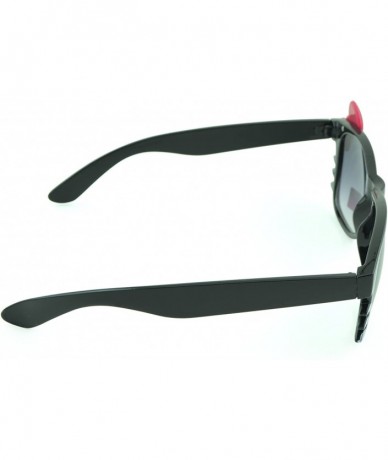 Oval Women's Kitty Style Sunglasses with Whisker or Bow Accent - Pink-kitty1 - C412D1CQ9MN $6.49