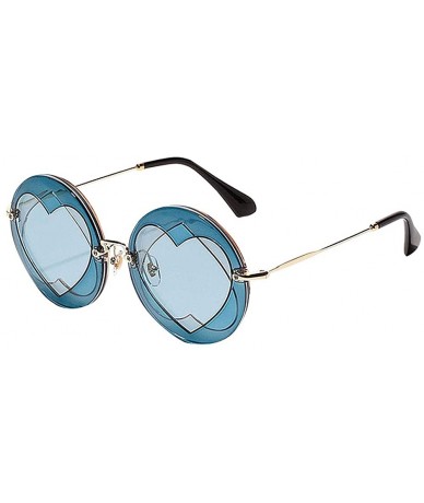 Rimless Hipster Geometric Sunglasses Metal Frame Tinted Lens Fashion Eyewear - CP18QEH866N $42.97