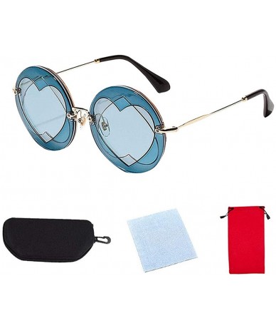 Rimless Hipster Geometric Sunglasses Metal Frame Tinted Lens Fashion Eyewear - CP18QEH866N $18.20