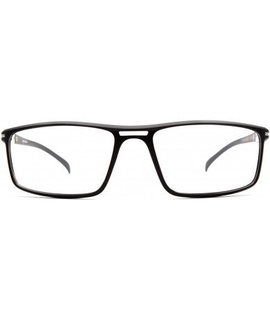 Rectangular Eyeglasses 8903 Rectangular Style - for Womens-Mens 100% UV PROTECTION - Blackmatte - C3192THG2ZX $61.36