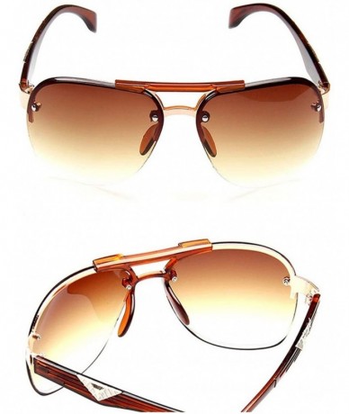Sport 2019 Classic Vintage Sunglasses Man Driving Big Fe Sun Glasses Women Brand Designer UV400 Outdoor - Tea - CY18W78487X $...