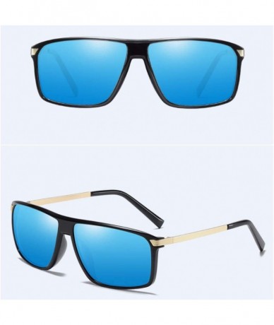 Aviator Polarized Sunglasses classic retro polarized driving - A - C218QR73LR8 $38.93