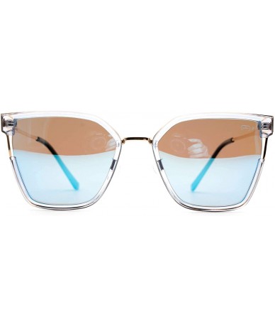 Butterfly p661 Classic Butterfly Polarized - for Womens 100% UV PROTECTION - Gold-bluemirror - CD192TG8TDK $22.96