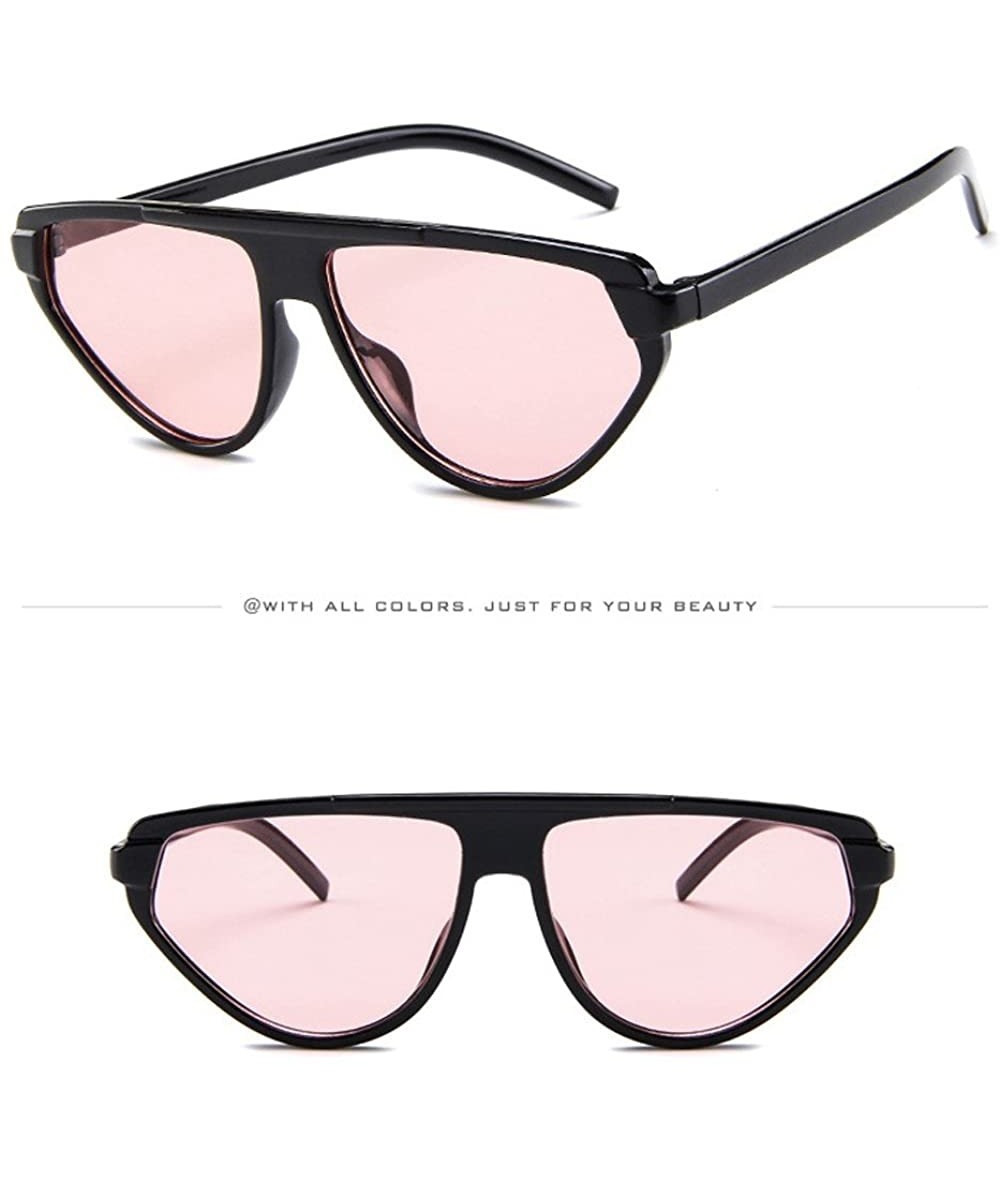 Oversized Oversize Vintage Mod Womens Fashion Cat Eye Sunglasses - CE1943KQSEM $18.45