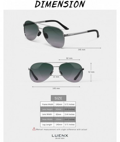 Sport Aviator Sunglasses for Men Women-Polarized Driving UV 400 Protection with Case - CM18YYQQ454 $17.11