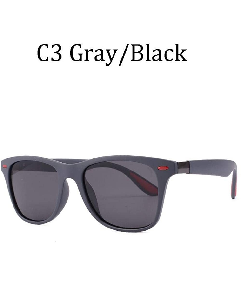 Aviator Fashion Luxury Brand Classic Fashion Men Women Polarized Sunglasses 4195 C7 - 4195 C3 - CX18YZWT2RI $8.50