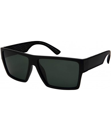 Rectangular Plastic Rectangular Vintage Square Sunglasses for Men Women Polarized Lens 570111 - CI18IC0WUDG $22.87