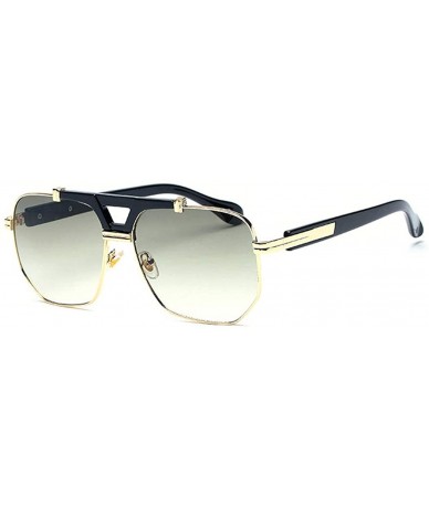 Aviator New fashion frame sunglasses- metal frame double beam cat eye sunglasses - C - CC18SLR4R90 $86.62