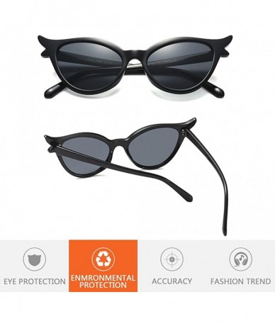 Wayfarer Ladies Sunglasses Women Cat Eye Designer for Holiday Driving Travel UV400 - Red - CA18G8CK4XX $10.60