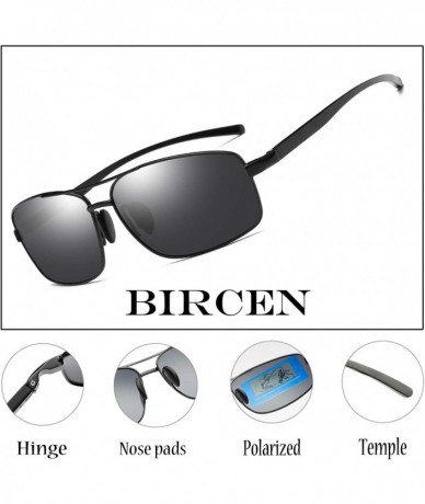 Rectangular Fashion Driving Polarized Sunglasses for Men UV400 Protection Men's Sports Fishing Golf Sunglasses - CL1969YG5DZ ...