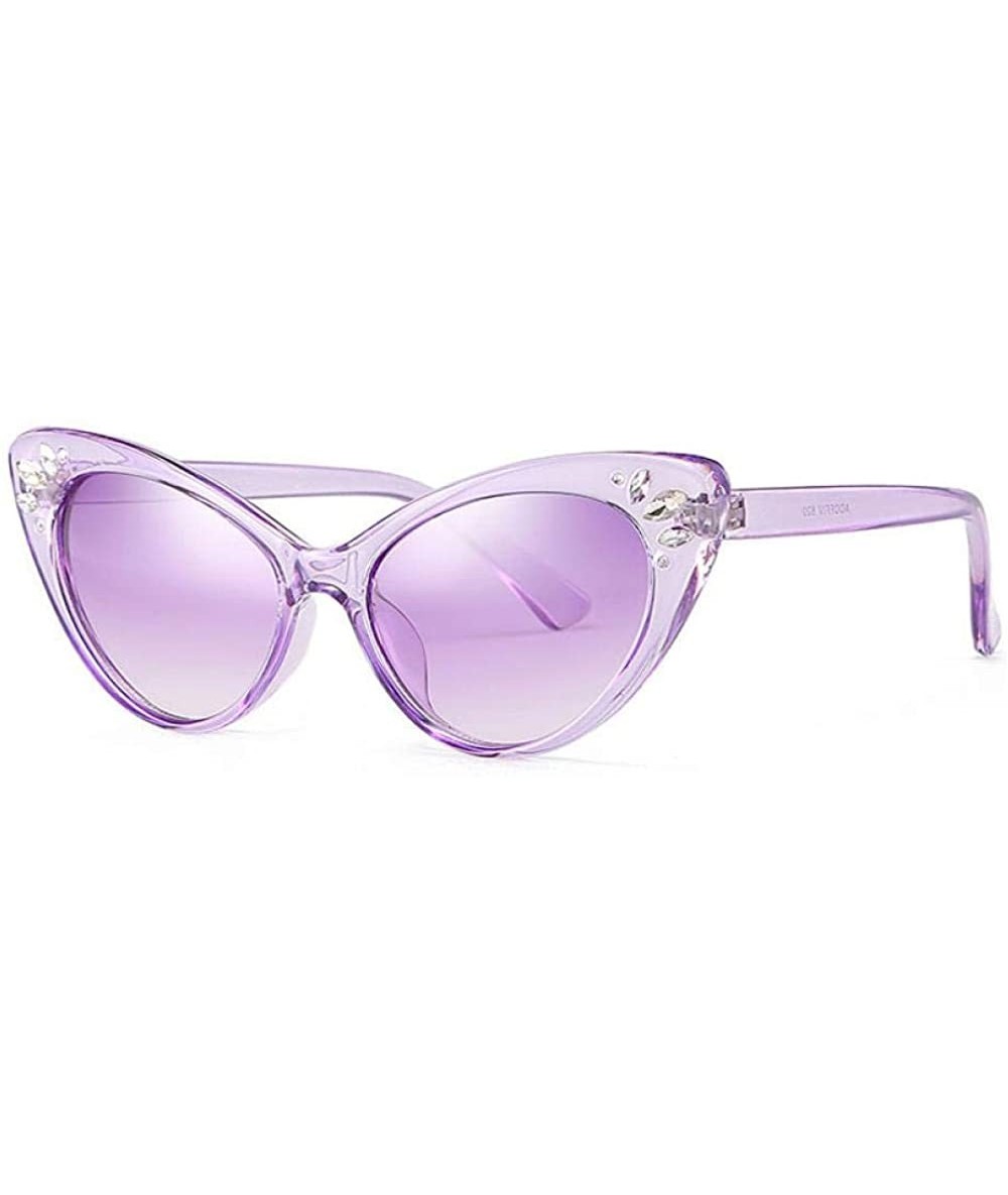 Aviator Sunglasses 2019 NewTrend Fashion Cat Eye UV400 Travel Shopping Get Together 6 - 5 - CG18YNDDMUD $10.69