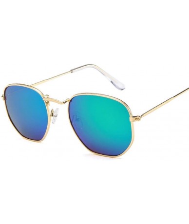 Square Vintage Sunglasses Classic Eyewear - MercuryGreen - C1198O0QTY5 $49.92