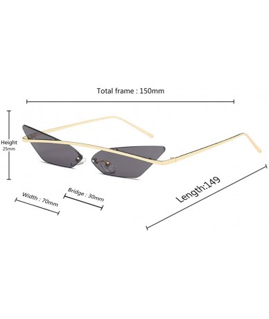Sport Men and women Fashion Retro Sunglasses metal frame Sunglasses - Black - CU18LL99YU0 $7.74